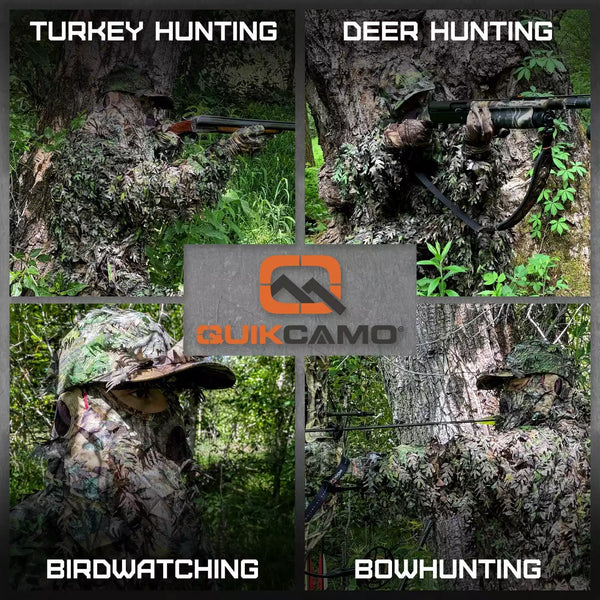 2-in-1 FRONT Leafy Face Mask and Camo Hat (Adj, OSFM) 2-in-1 FRONT Leafy Face Mask and Camo Hat (Adj, OSFM)
