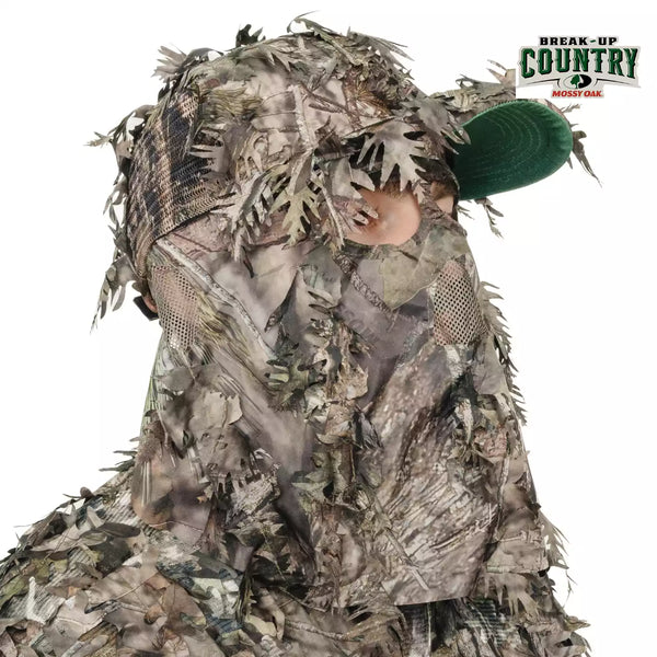2-in-1 FRONT Leafy Face Mask and Camo Hat (Adj, OSFM) 2-in-1 FRONT Leafy Face Mask and Camo Hat (Adj, OSFM)