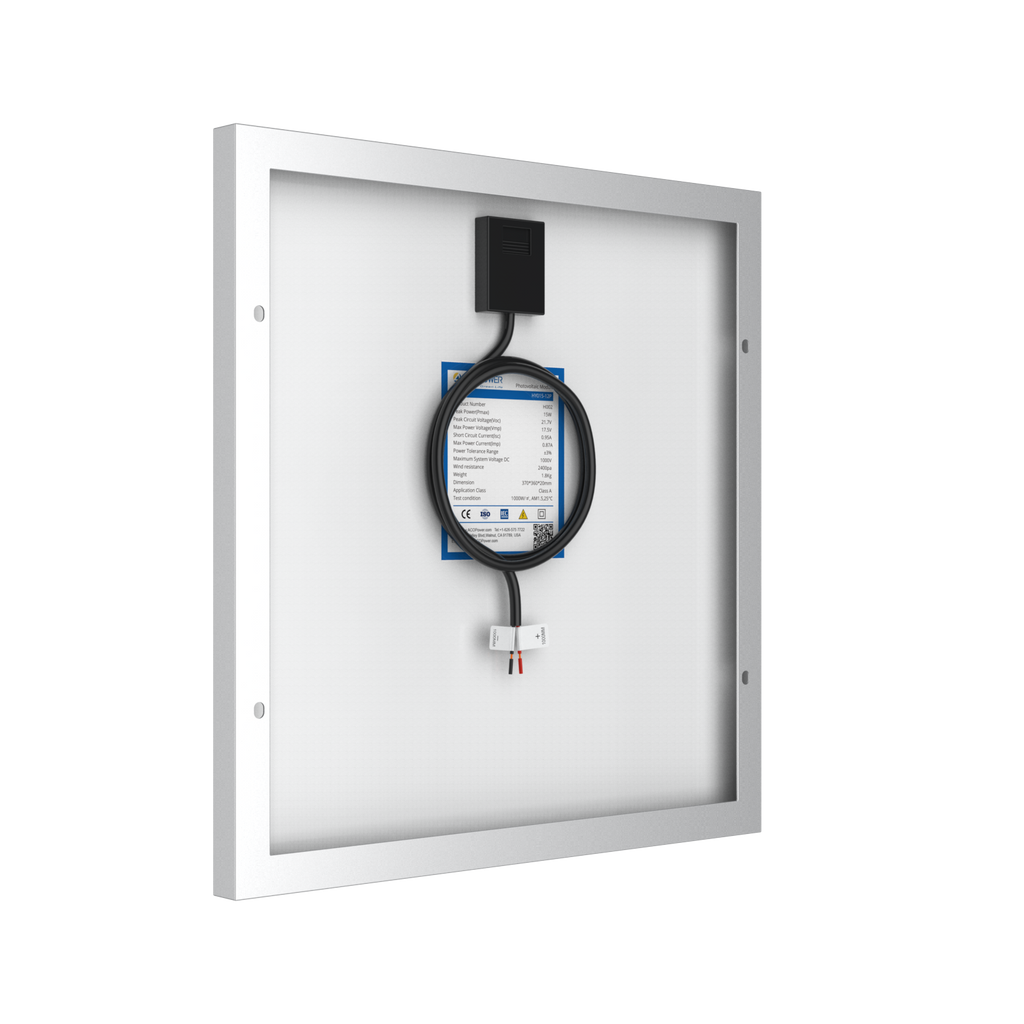 15 Watts Poly Solar Panel, 12V by ACOPOWER - Proud Libertarian - ACOPOWER 15 Watts Poly Solar Panel, 12V by ACOPOWER - Proud Libertarian - ACOPOWER