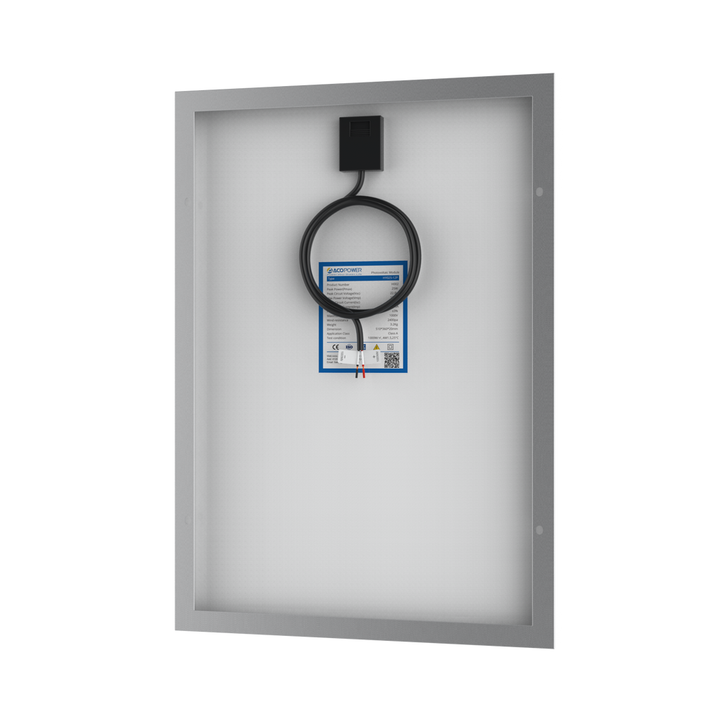 25 Watts Poly Solar Panel, 12V by ACOPOWER - Proud Libertarian - ACOPOWER 25 Watts Poly Solar Panel, 12V by ACOPOWER - Proud Libertarian - ACOPOWER