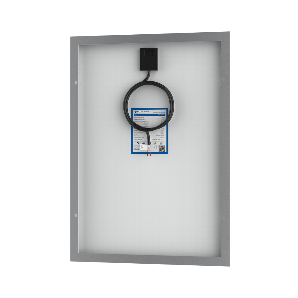 25 Watts Poly Solar Panel, 12V by ACOPOWER - Proud Libertarian - ACOPOWER 25 Watts Poly Solar Panel, 12V by ACOPOWER - Proud Libertarian - ACOPOWER