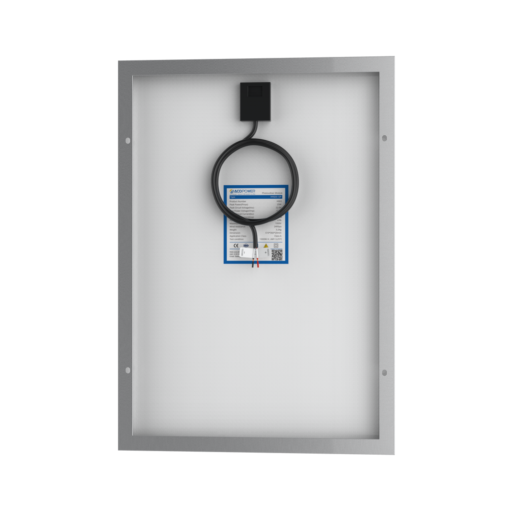 25 Watts Poly Solar Panel, 12V by ACOPOWER - Proud Libertarian - ACOPOWER 25 Watts Poly Solar Panel, 12V by ACOPOWER - Proud Libertarian - ACOPOWER