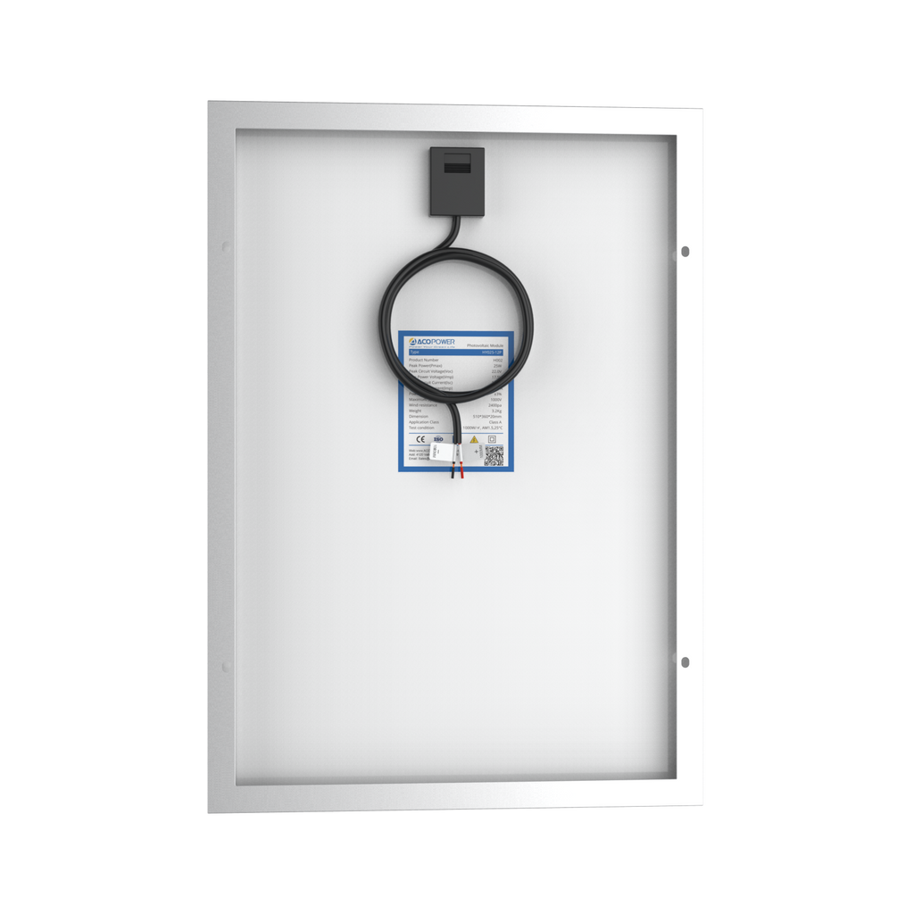 25 Watts Poly Solar Panel, 12V by ACOPOWER - Proud Libertarian - ACOPOWER 25 Watts Poly Solar Panel, 12V by ACOPOWER - Proud Libertarian - ACOPOWER