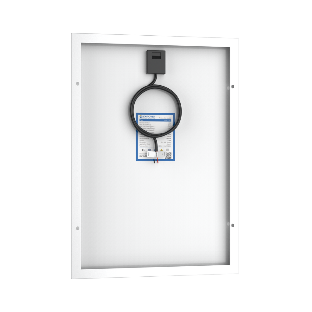 25 Watts Poly Solar Panel, 12V by ACOPOWER - Proud Libertarian - ACOPOWER 25 Watts Poly Solar Panel, 12V by ACOPOWER - Proud Libertarian - ACOPOWER