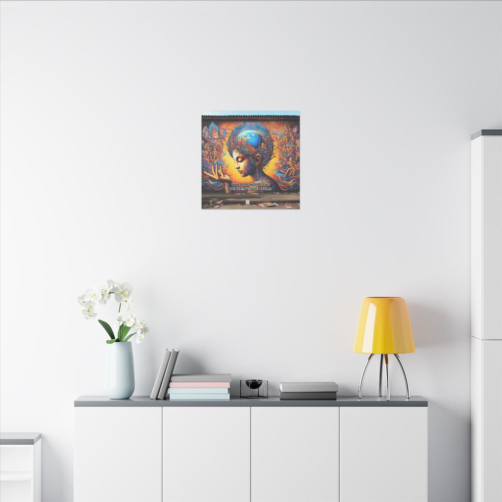 WITH OUR MINDS Matte Canvas, Stretched, 0.75"