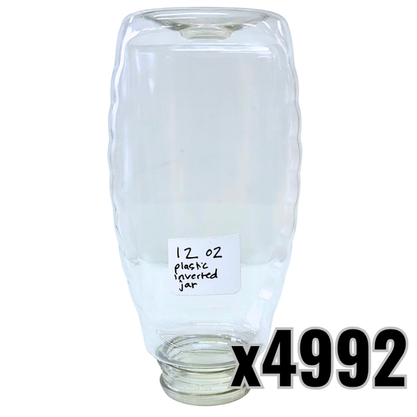 12 oz Plastic Inverted Honey Jar