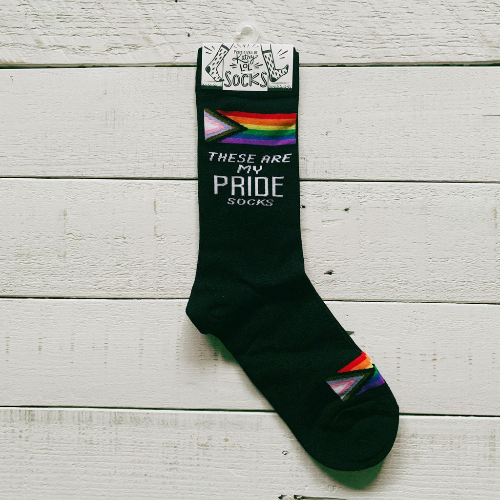 3 Pack Pride Socks | LGBTQIA Rainbow Unicorn Pronouns Socks