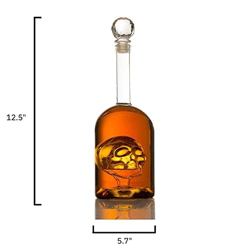 Skull Decanter in Bottler Skull Head, 750ml