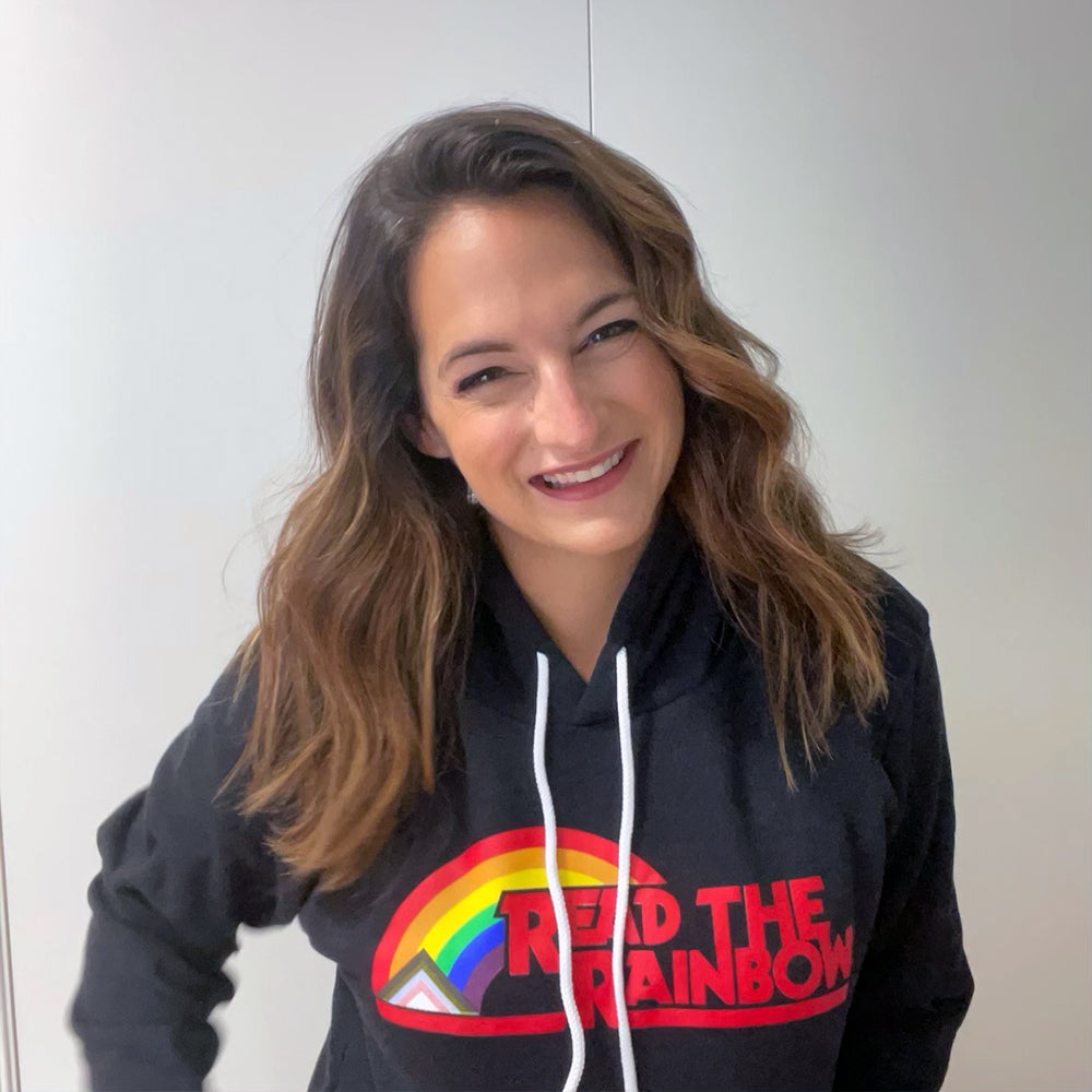 Read the Rainbow Pullover Fleece by Kind Cotton