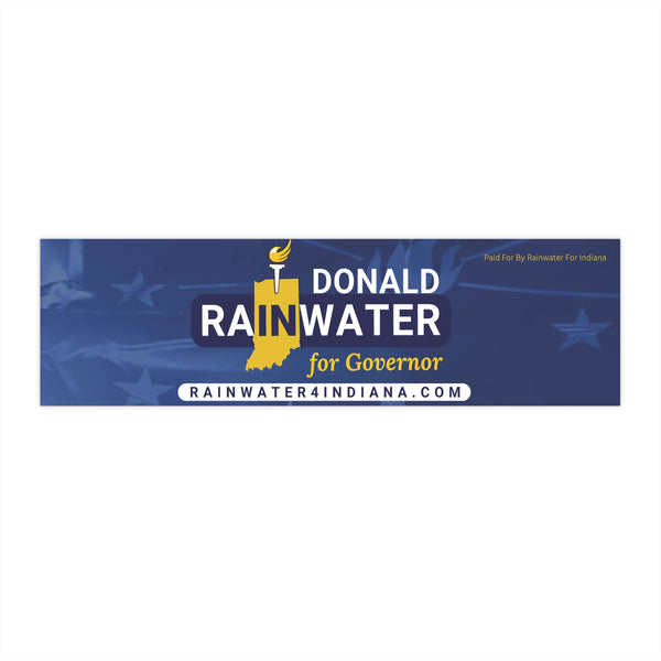 Donald Rainwater for Governor Bumper Sticker