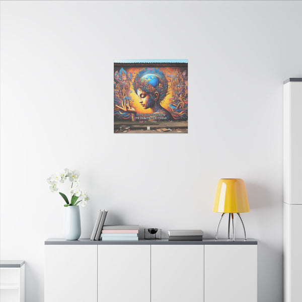 WITH OUR MINDS Matte Canvas, Stretched, 0.75"