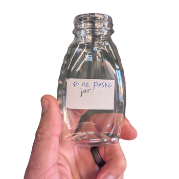 8 oz Plastic Classic Honey Jars