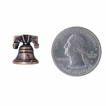 Liberty Bell Copper Lapel Pin