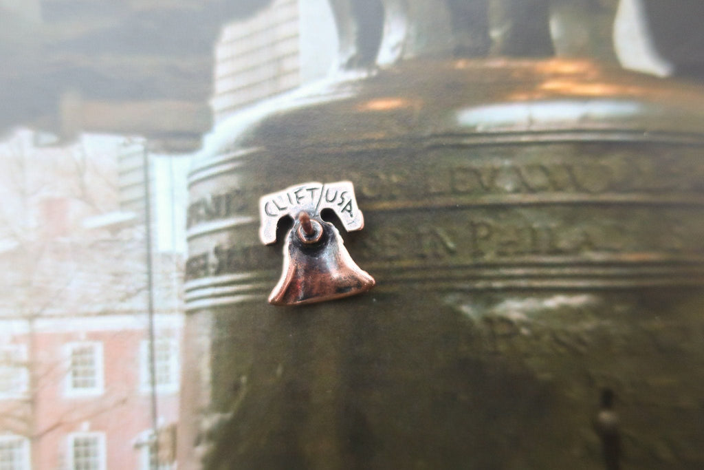 Liberty Bell Copper Lapel Pin