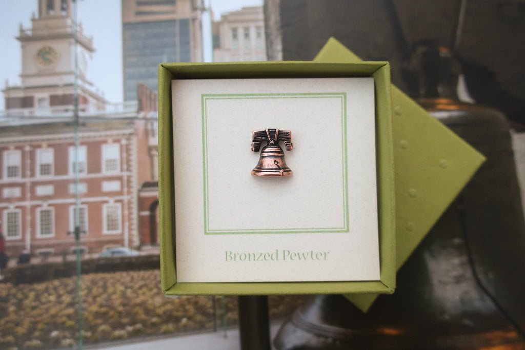 Liberty Bell Copper Lapel Pin