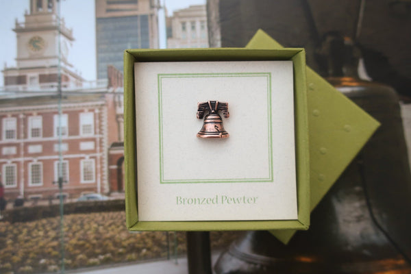 Liberty Bell Copper Lapel Pin
