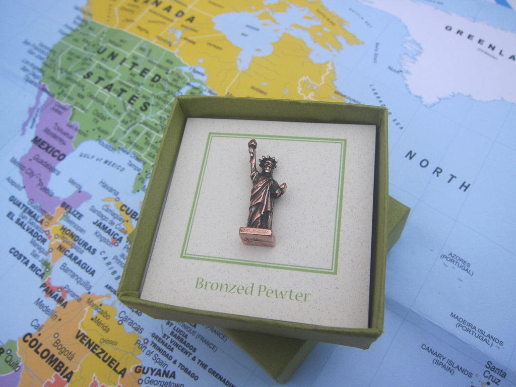 Statue of Liberty Copper Lapel Pin