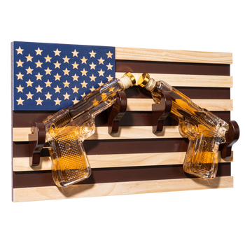 Pistol Whiskey Decanter Set of 2 300ml