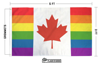 Canada Rainbow Flag