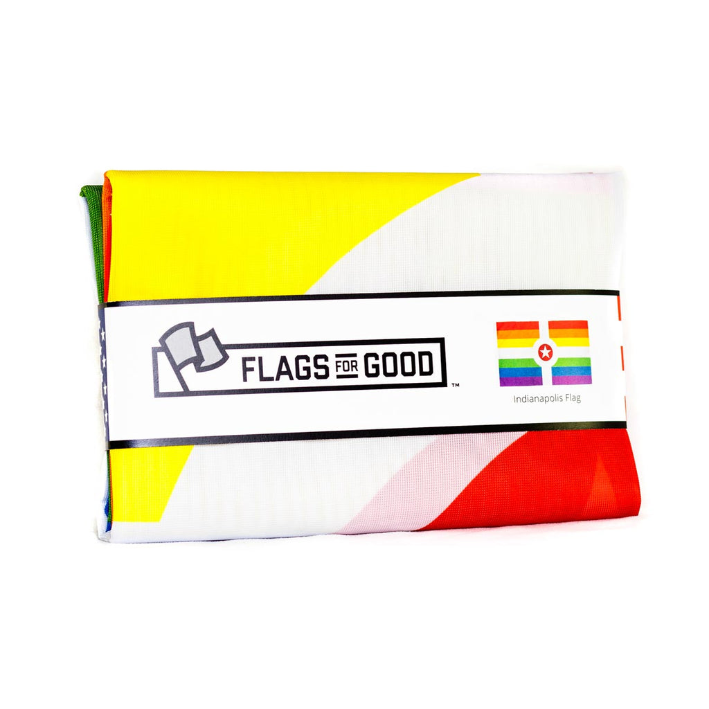 Rainbow Indianapolis Pride Flag