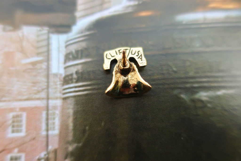 Liberty Bell Gold Lapel Pin