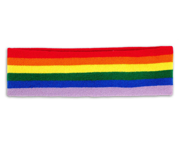 10 Pack Rainbow Gay Pride Sport Headbands (10 Headbands)