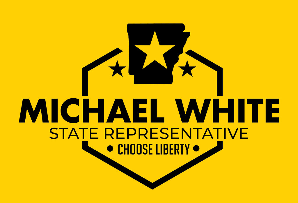 Michael White for Arkansas Sign 18" x 24"