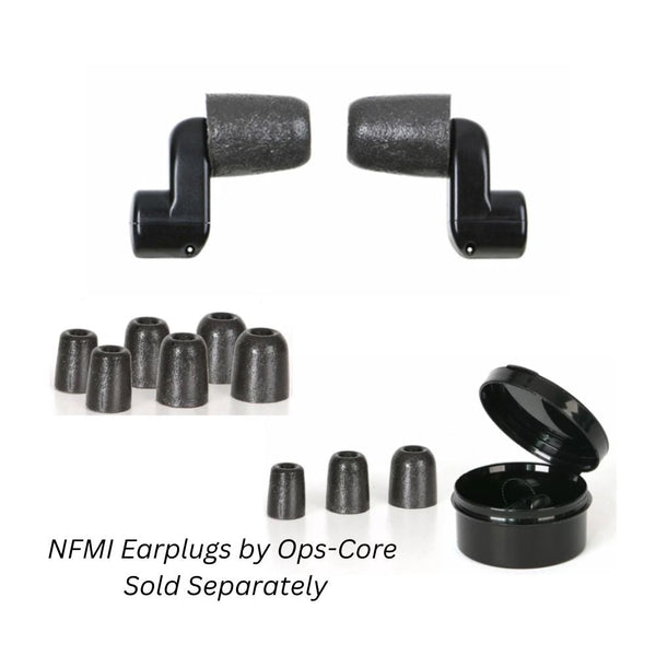 Ops-Core AMP | Up to 41dB Noise Reduction & 3D Hear-Through for Situational Awareness