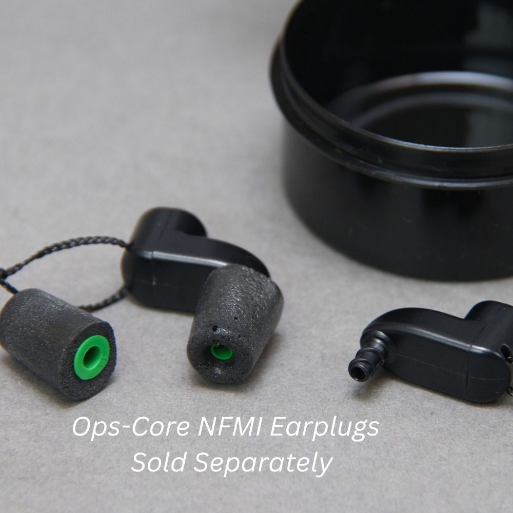 Ops-Core AMP | Up to 41dB Noise Reduction & 3D Hear-Through for Situational Awareness