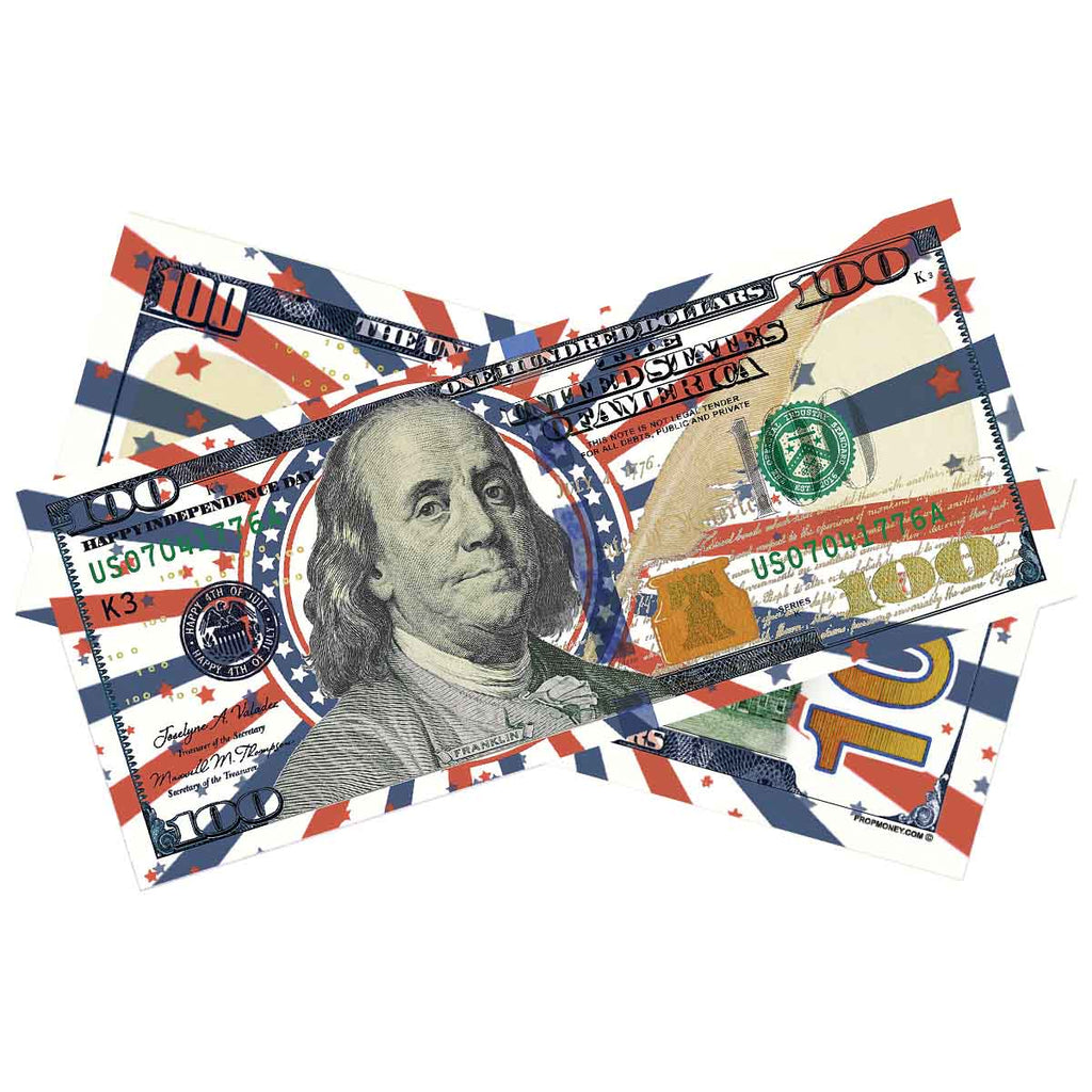 $100 4th of July Independence Day Bills