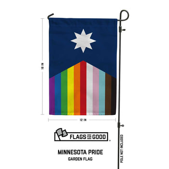 New Minnesota LGBTQ Pride Garden Flag