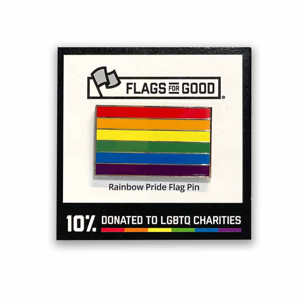 Rainbow Gay Pride Flag Enamel Pin