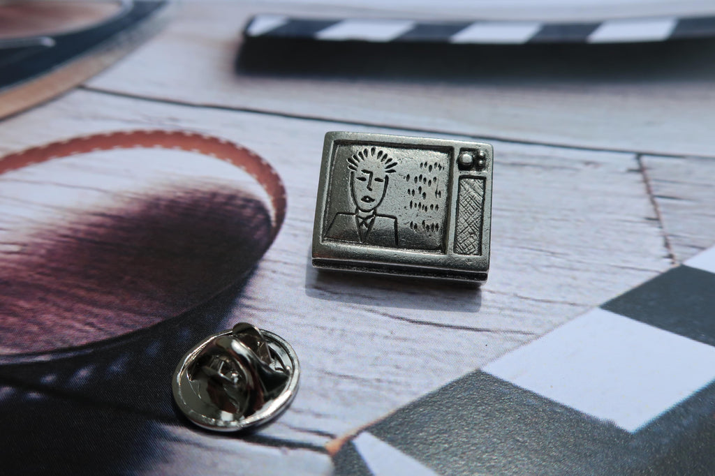 T.V. Talking Heads Lapel Pin