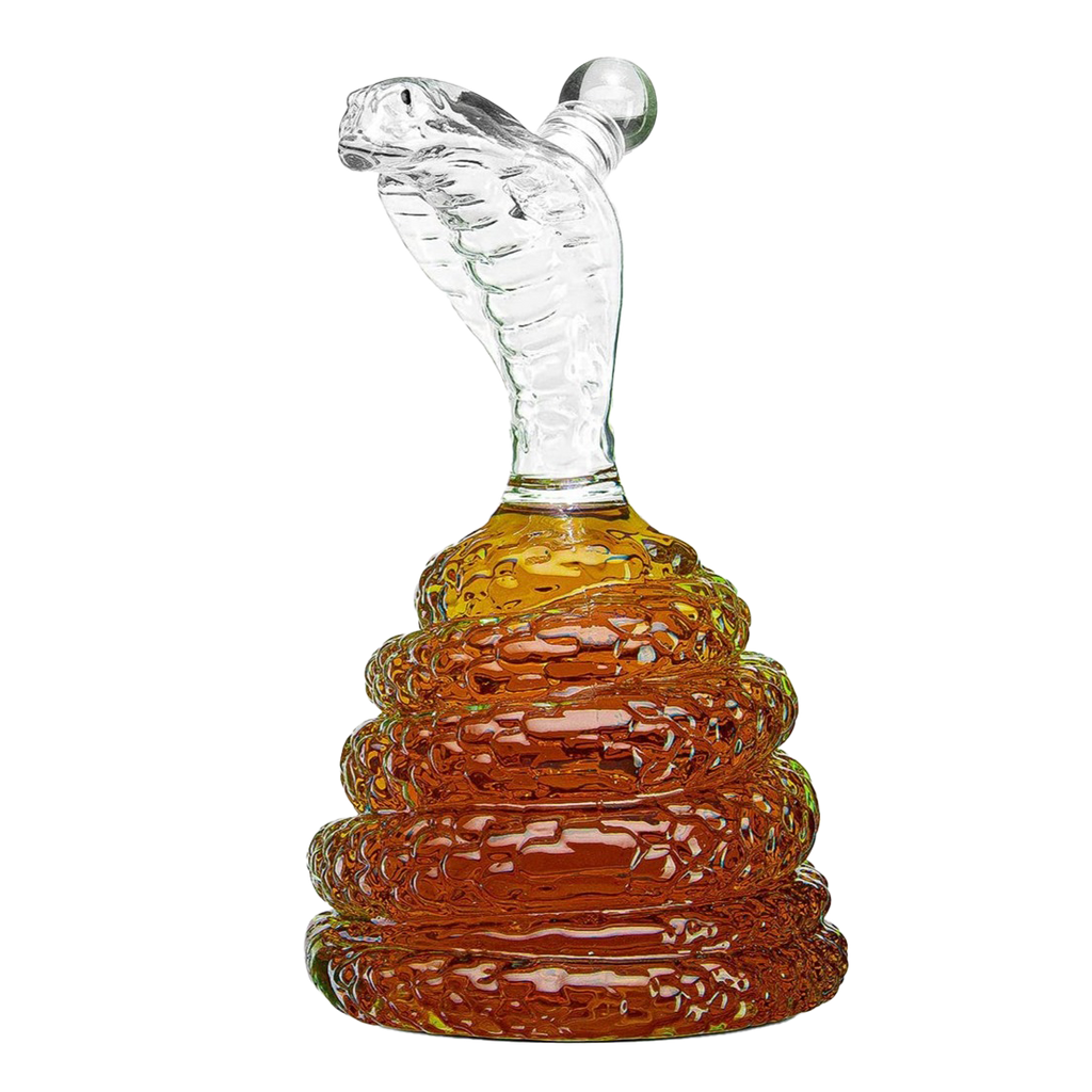 King Cobra Snake Whiskey & Wine Decanter King Cobra Snakes