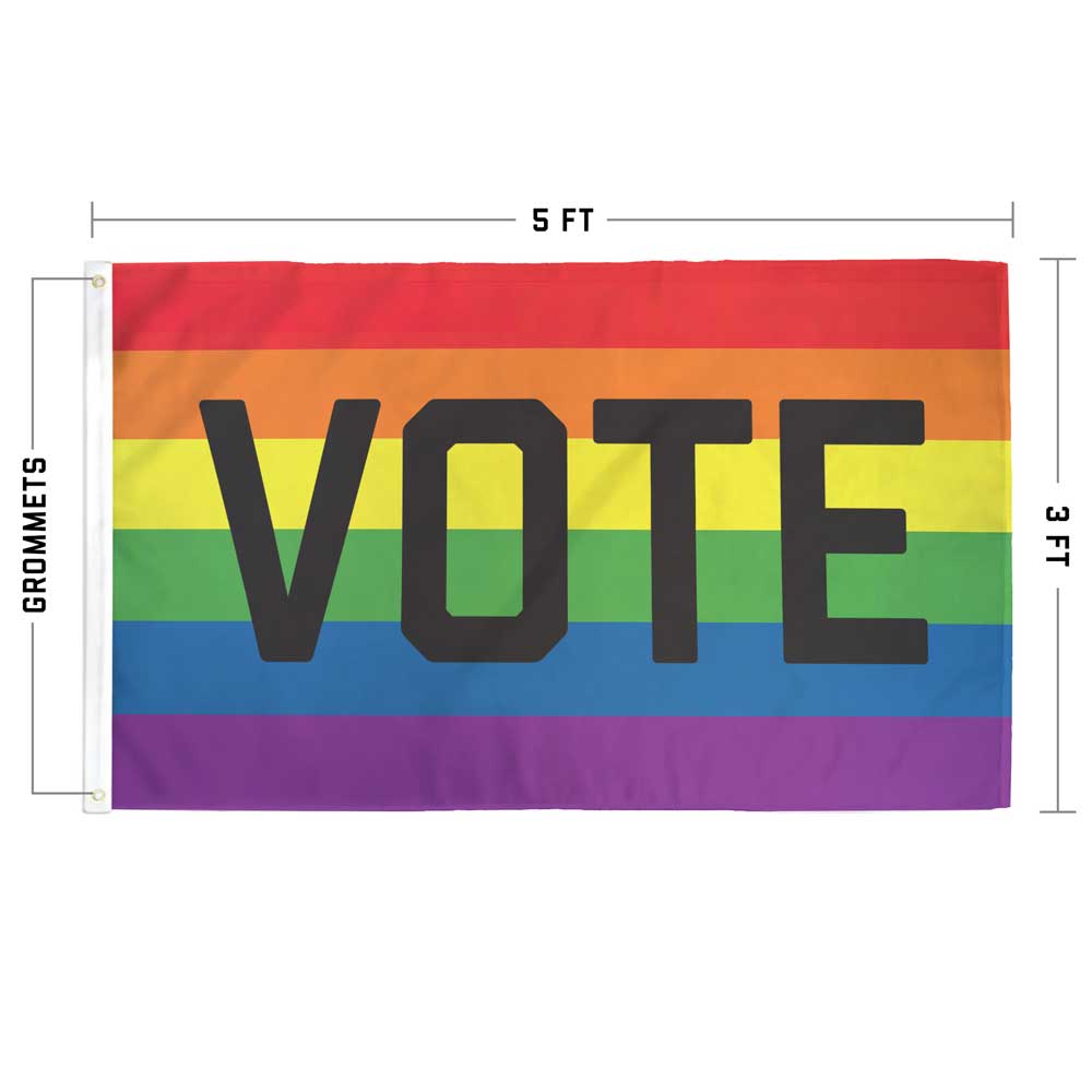 Vote Rainbow Flag