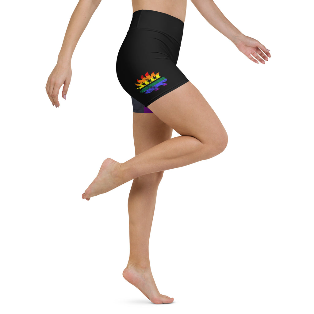 Chase and Mike 2024 LGBT Yoga Shorts