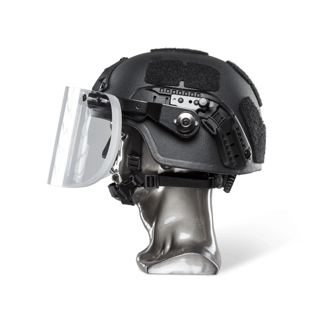 Ballistic Helmet with Face Shield | NIJ Level IIIA+