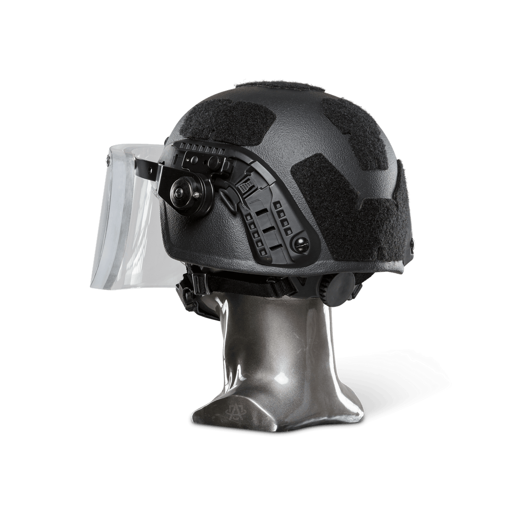Ballistic Helmet with Face Shield | NIJ Level IIIA+
