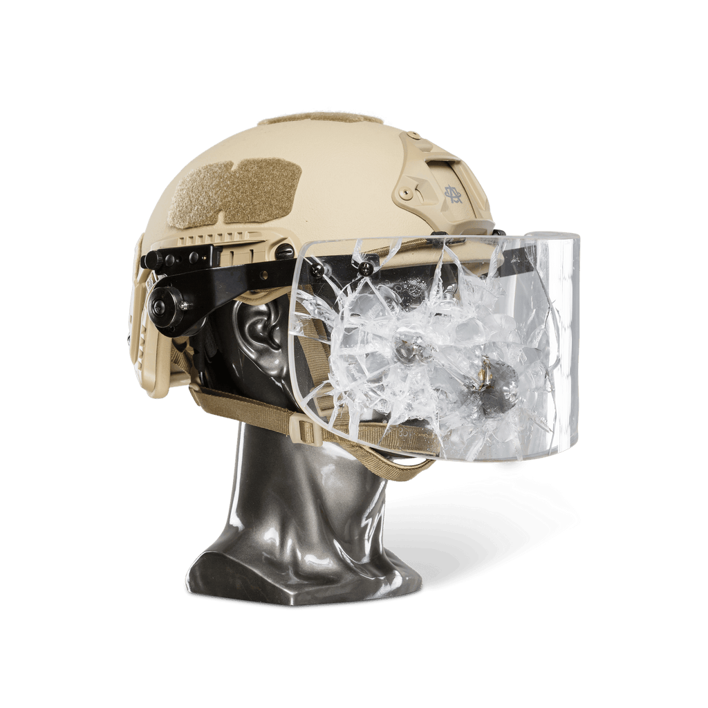 Ballistic Helmet with Face Shield | NIJ Level IIIA+ - Proud Libertarian - Atomic Defense