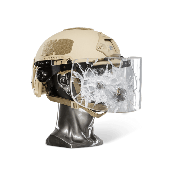 Ballistic Helmet with Face Shield | NIJ Level IIIA+ - Proud Libertarian - Atomic Defense