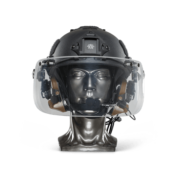 Ballistic Helmet with Face Shield | NIJ Level IIIA+