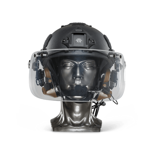 Ballistic Helmet with Face Shield | NIJ Level IIIA+