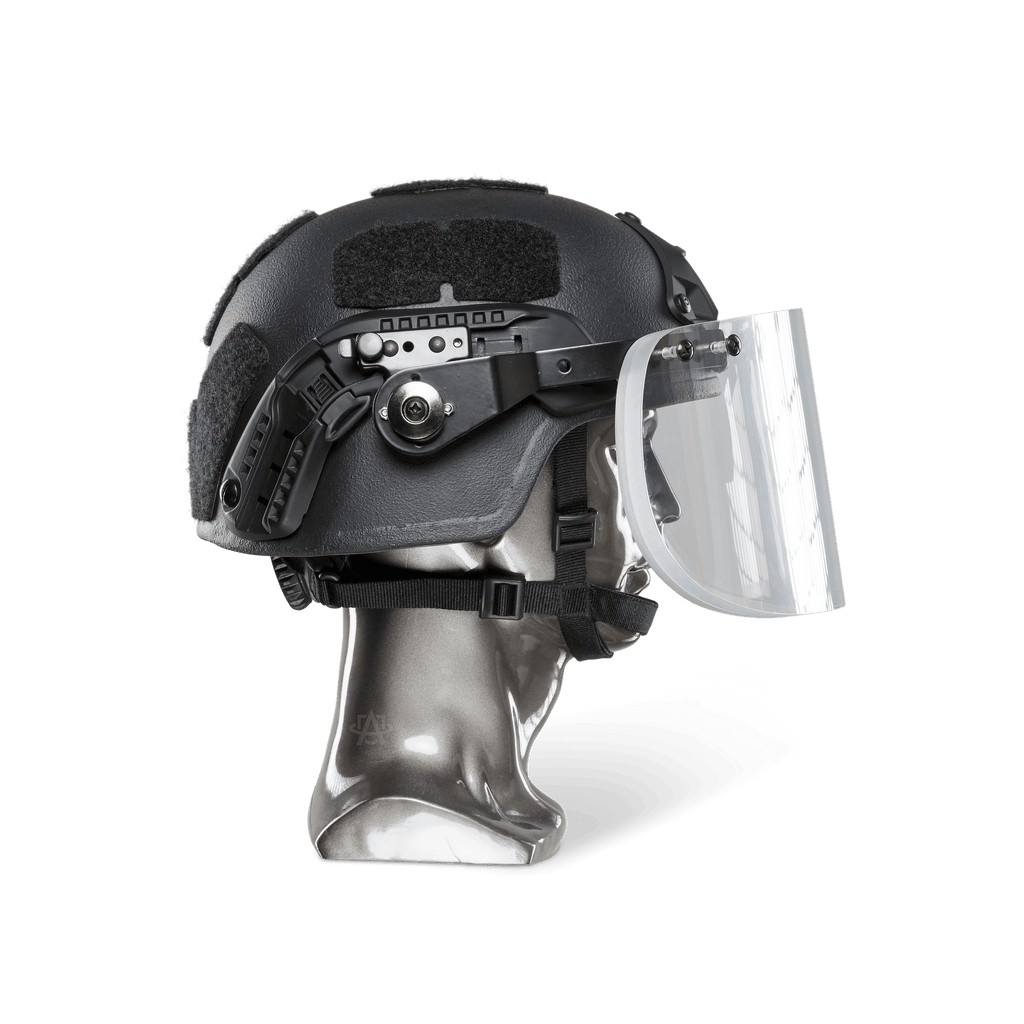 Ballistic Helmet with Face Shield | NIJ Level IIIA+