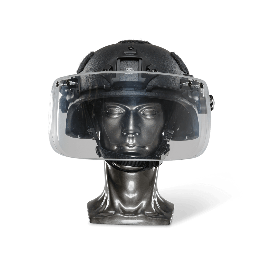 Ballistic Helmet with Face Shield | NIJ Level IIIA+