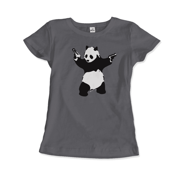 Banksy Pandamonium Armed Panda Artwork T-Shirt by Art-O-Rama Shop