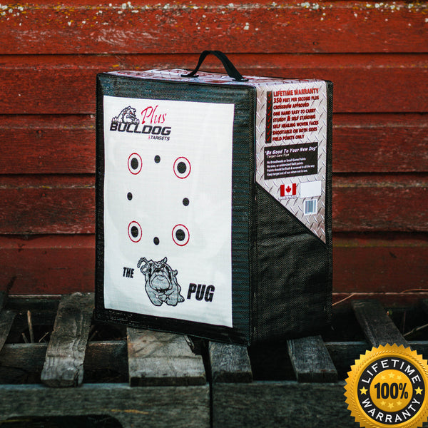 Bulldog Doghouse Pug Archery Target by Bulldog Archery Targets