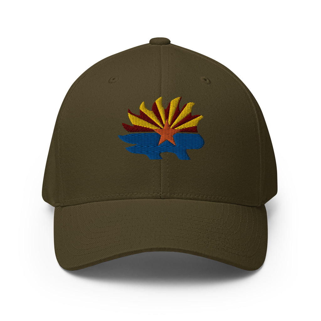 Arizona Libertarian Party Structured Fitted Cap - Proud Libertarian - Libertarian Party of Arizona