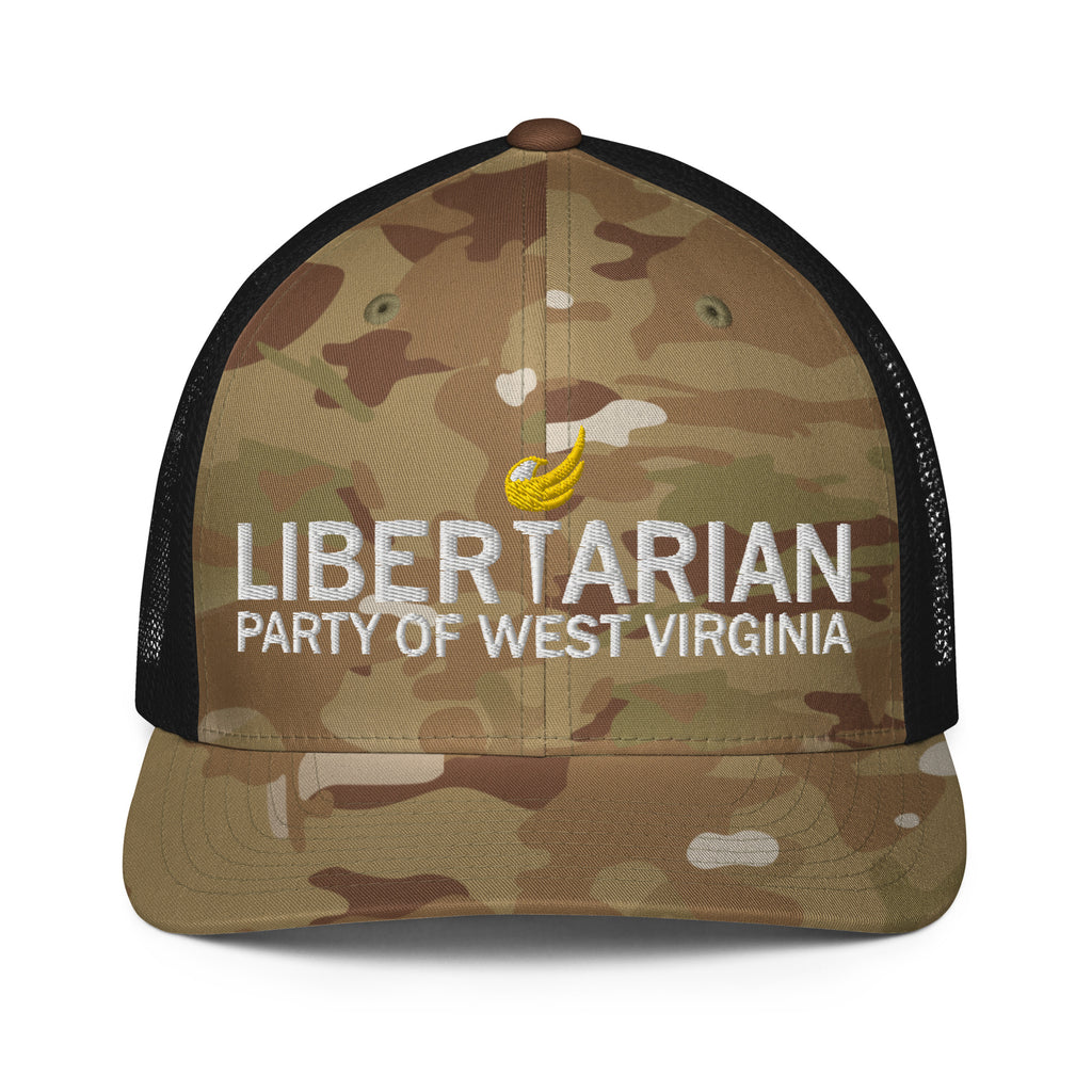 Libertarian Party of West Virginia Closed-back trucker cap