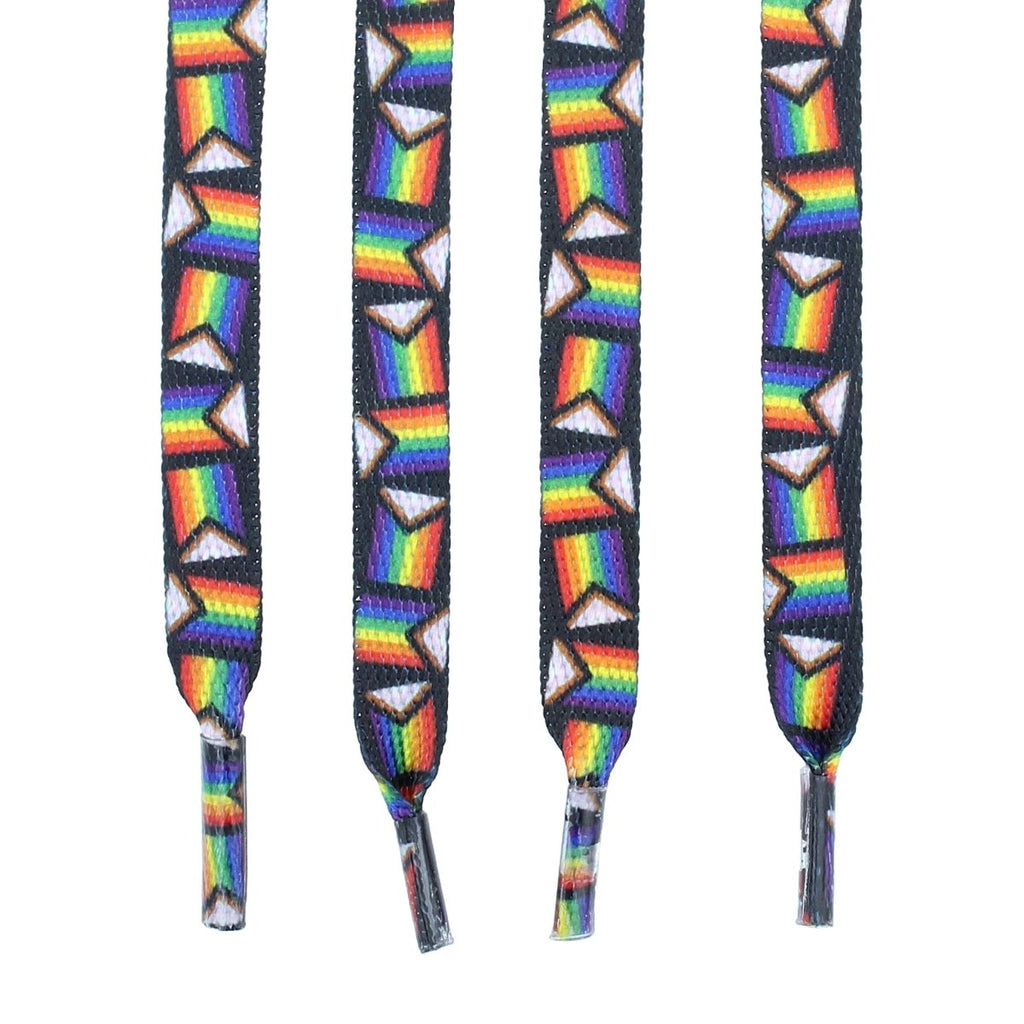 25 Pack Daniel Quasar "Progress Pride" Flag Shoelaces (25 Pairs)