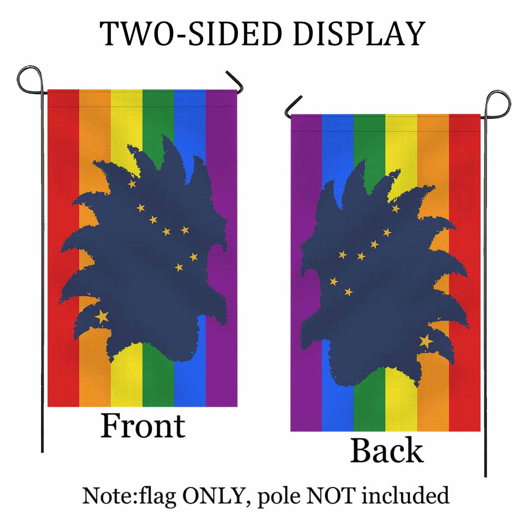 Alaska LP LGBTQ Doublesided Flag 36" x 60"